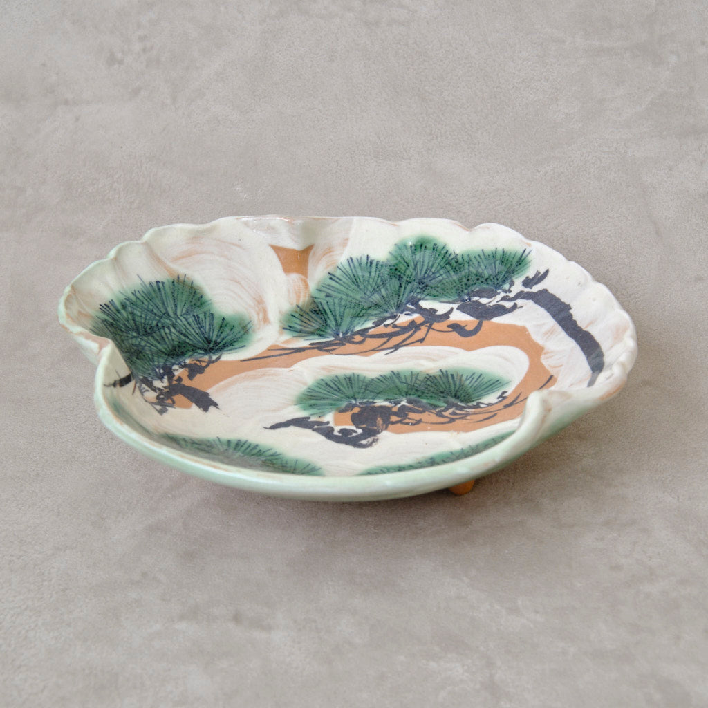 色絵向付 雪松図(清水・三足乾山風) | 宮本 博