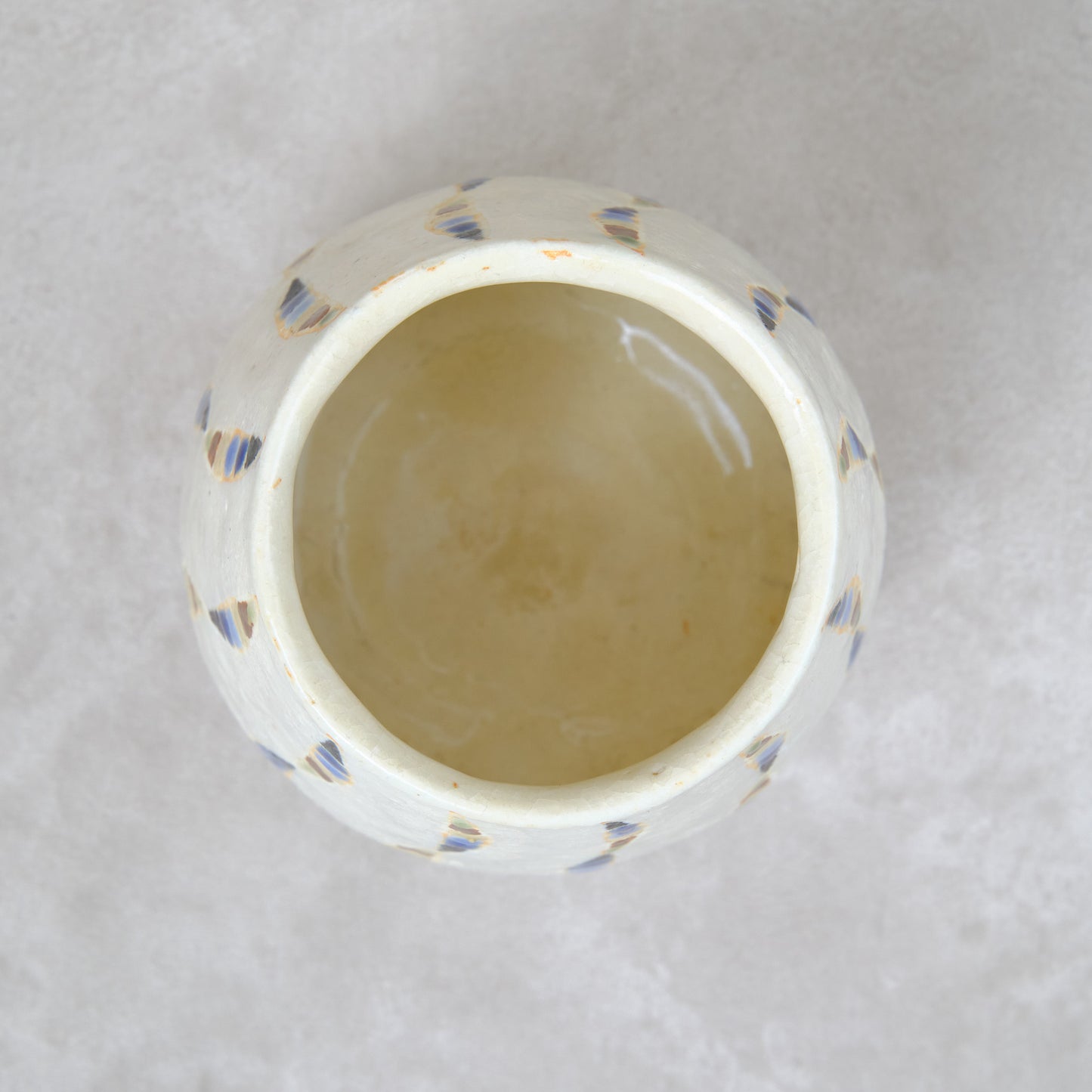 ワインカップ（白） 幾何学模様 | 加守田 太郎