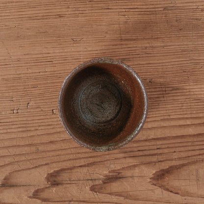 [ 松原 直之 ] 湯呑み小 象嵌唐草文 - 益子焼 - 05