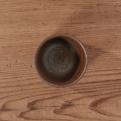 [ 松原 直之 ] 湯呑み小 象嵌唐草文 - 益子焼 - 07