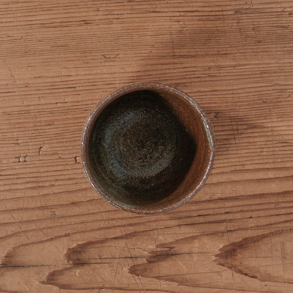 [ 松原 直之 ] 湯呑み小 象嵌唐草文 - 益子焼 - 08