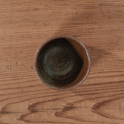 [ 松原 直之 ] 湯呑み小 象嵌唐草文 - 益子焼 - 08