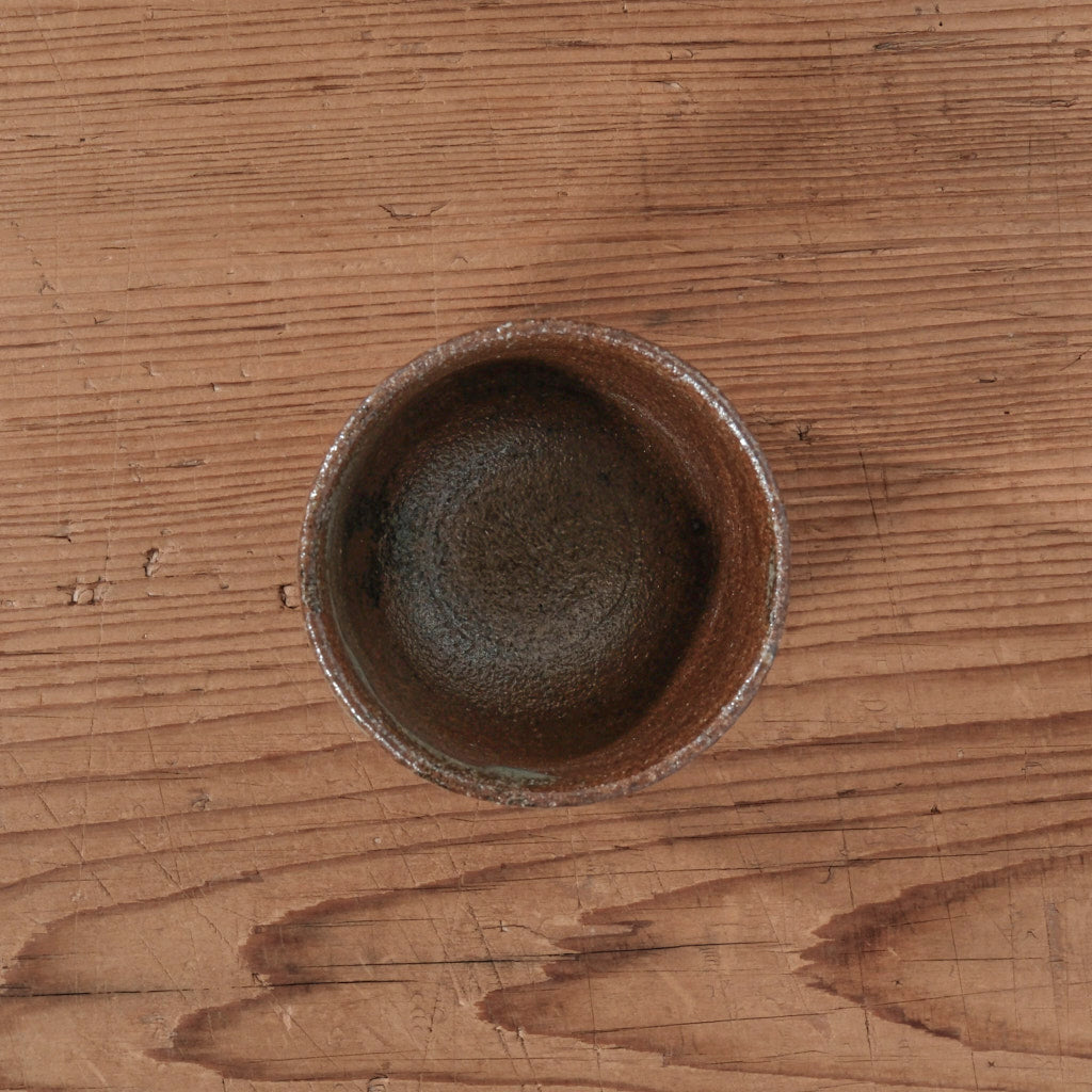 [ 松原 直之 ] 湯呑み小 象嵌唐草文 - 益子焼 - 09