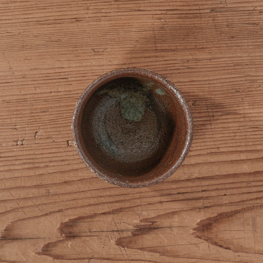 [ 松原 直之 ] 湯呑み小 象嵌唐草文 - 益子焼 - 11