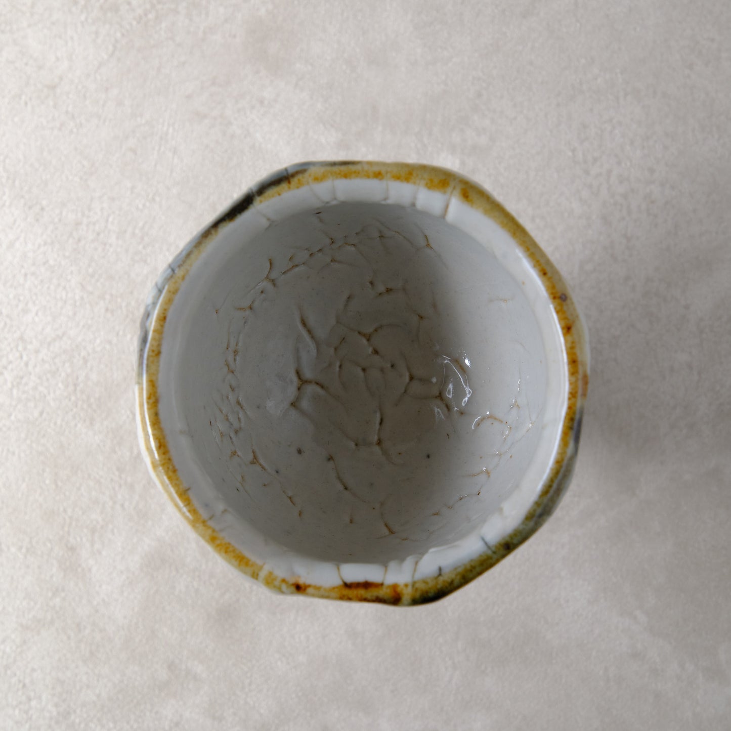 ゴブレット 鉄絵・赤絵 唐草文 - 益子焼 - 01 | 松原 直之