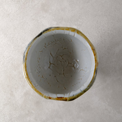 ゴブレット 鉄絵・赤絵 唐草文 - 益子焼 - 01 | 松原 直之