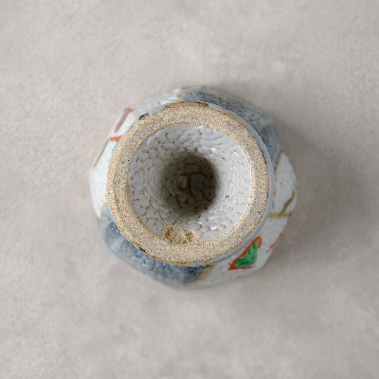 ゴブレット 鉄絵・赤絵 唐草文 - 益子焼 - 01 | 松原 直之