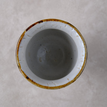 ゴブレット 鉄絵・赤絵 唐草文 - 益子焼 - 02 | 松原 直之