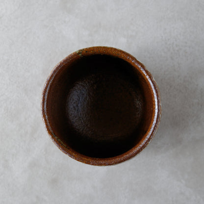 湯呑み小 象嵌唐草文 - 益子焼 - 03 | 松原 直之