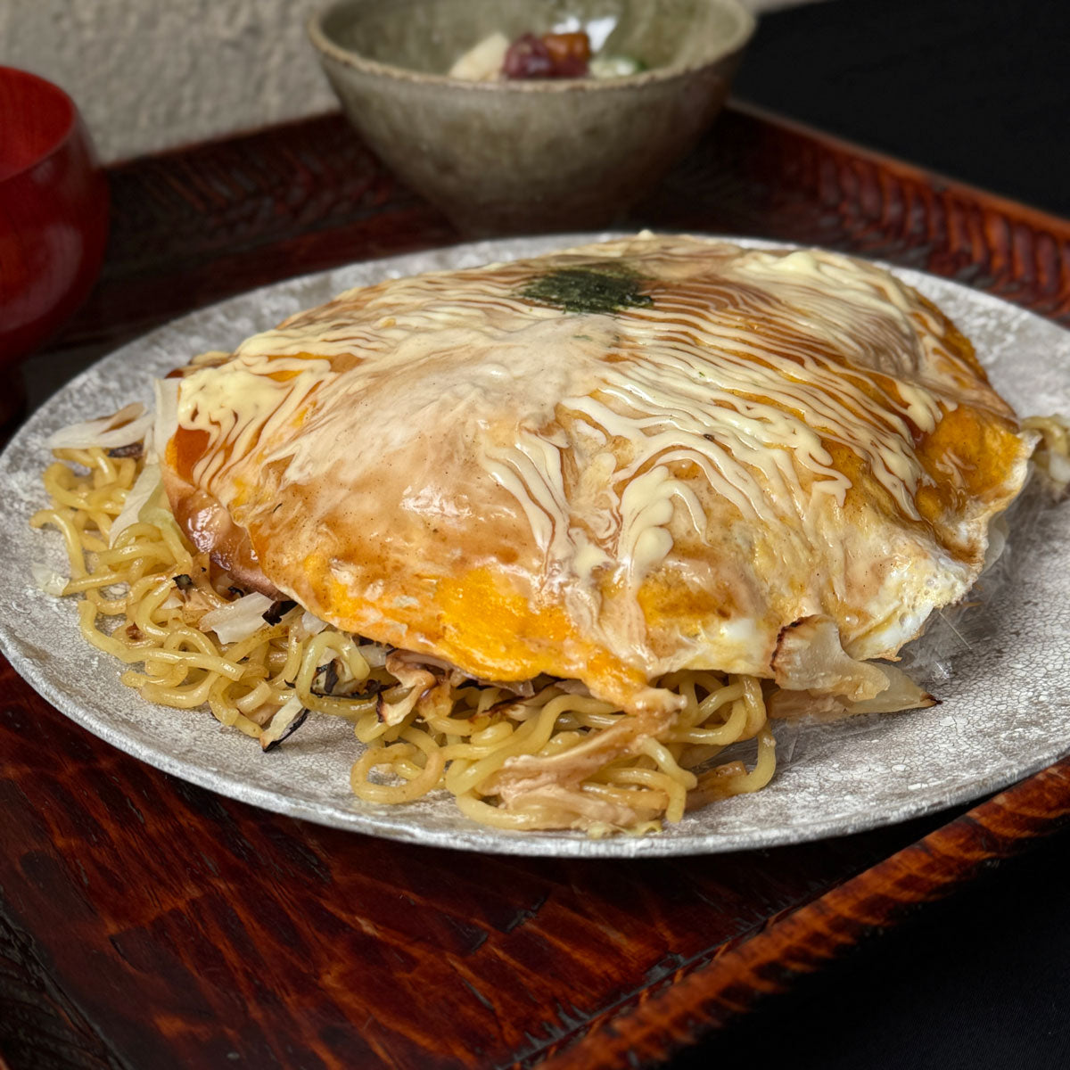 Emui ~笑無為~ ] <霞石~KASUMIISHI~> 大皿 直径約24.5cm – 菜