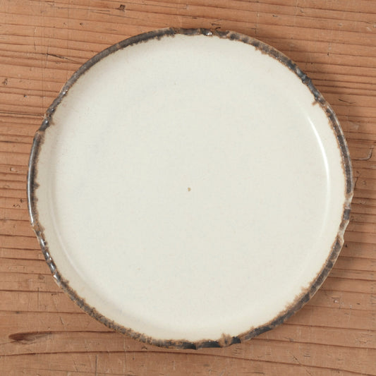 [ 松尾 亮佑 ] フラットリムプレート｜17.5cm｜Brown