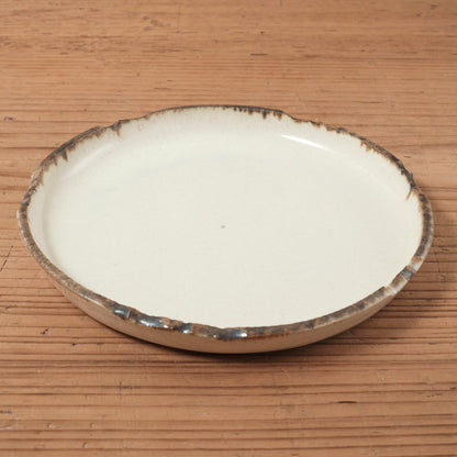 [ 松尾 亮佑 ] フラットリムプレート｜17.5cm｜Brown