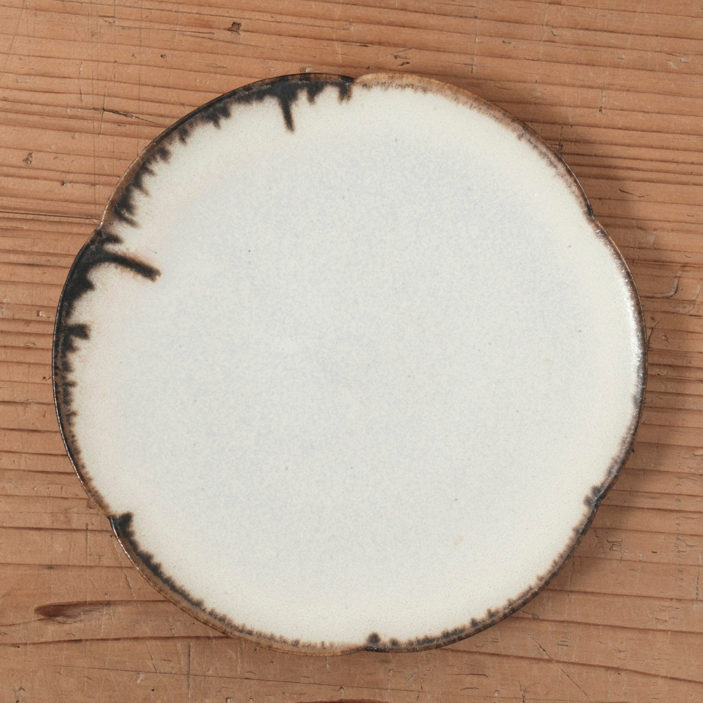 [ 松尾 亮佑 ] 輪花皿 18cm｜Brown