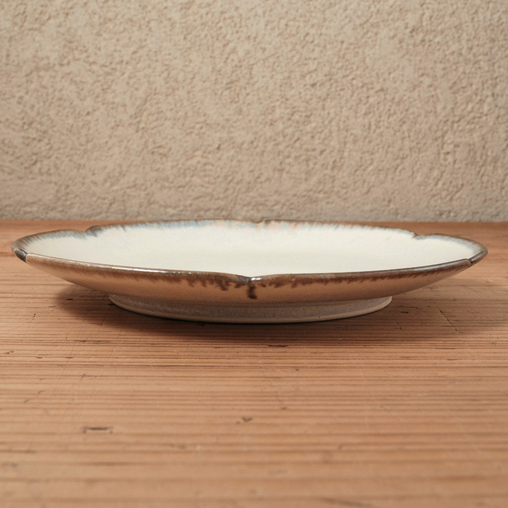 [ 松尾 亮佑 ] 輪花皿 21cm｜Ooze Melt