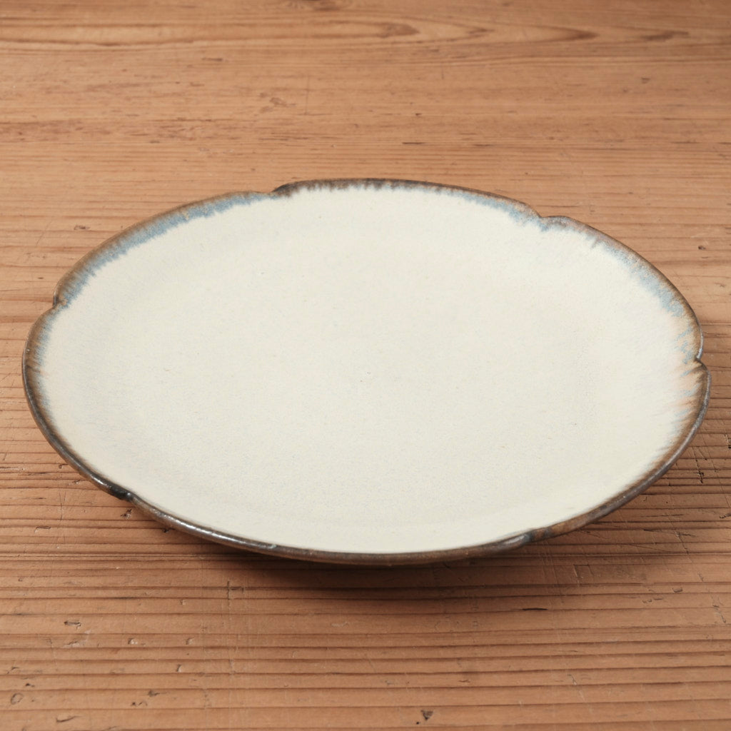[ 松尾 亮佑 ] 輪花皿 21cm｜Ooze Melt