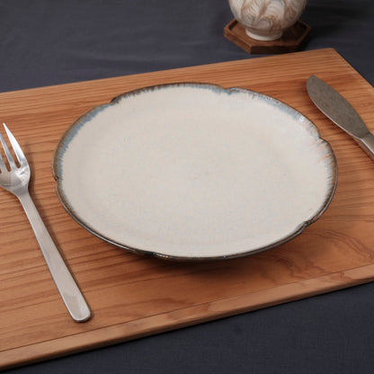 [ 松尾 亮佑 ] 輪花皿 21cm｜Ooze Melt