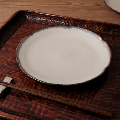 [ 松尾 亮佑 ] 輪花皿 21cm｜Ooze Melt