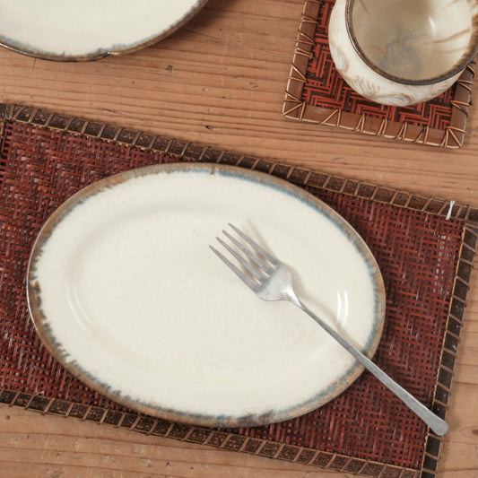 [ 松尾 亮佑 ] オーバルプレート 22cm / Ooze Melt