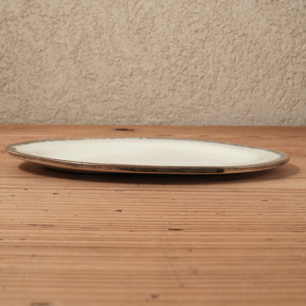 [ 松尾 亮佑 ] オーバルプレート 22cm / Ooze Melt