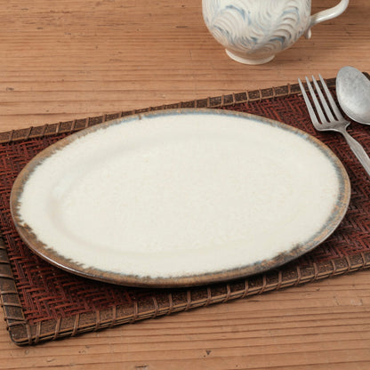 [ 松尾 亮佑 ] オーバルプレート 22cm / Ooze Melt