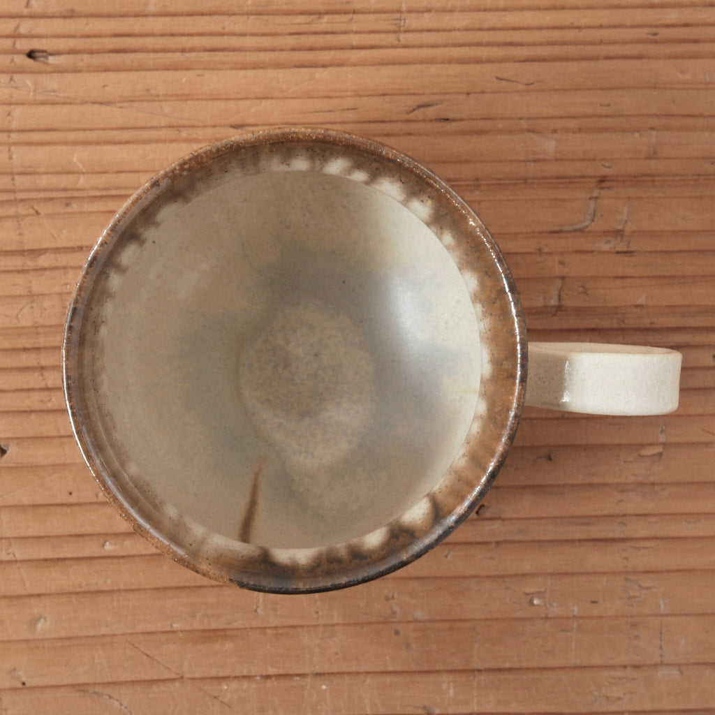 [ 松尾 亮佑 ] ねじり取手マグ Ooze Brown / 260ml