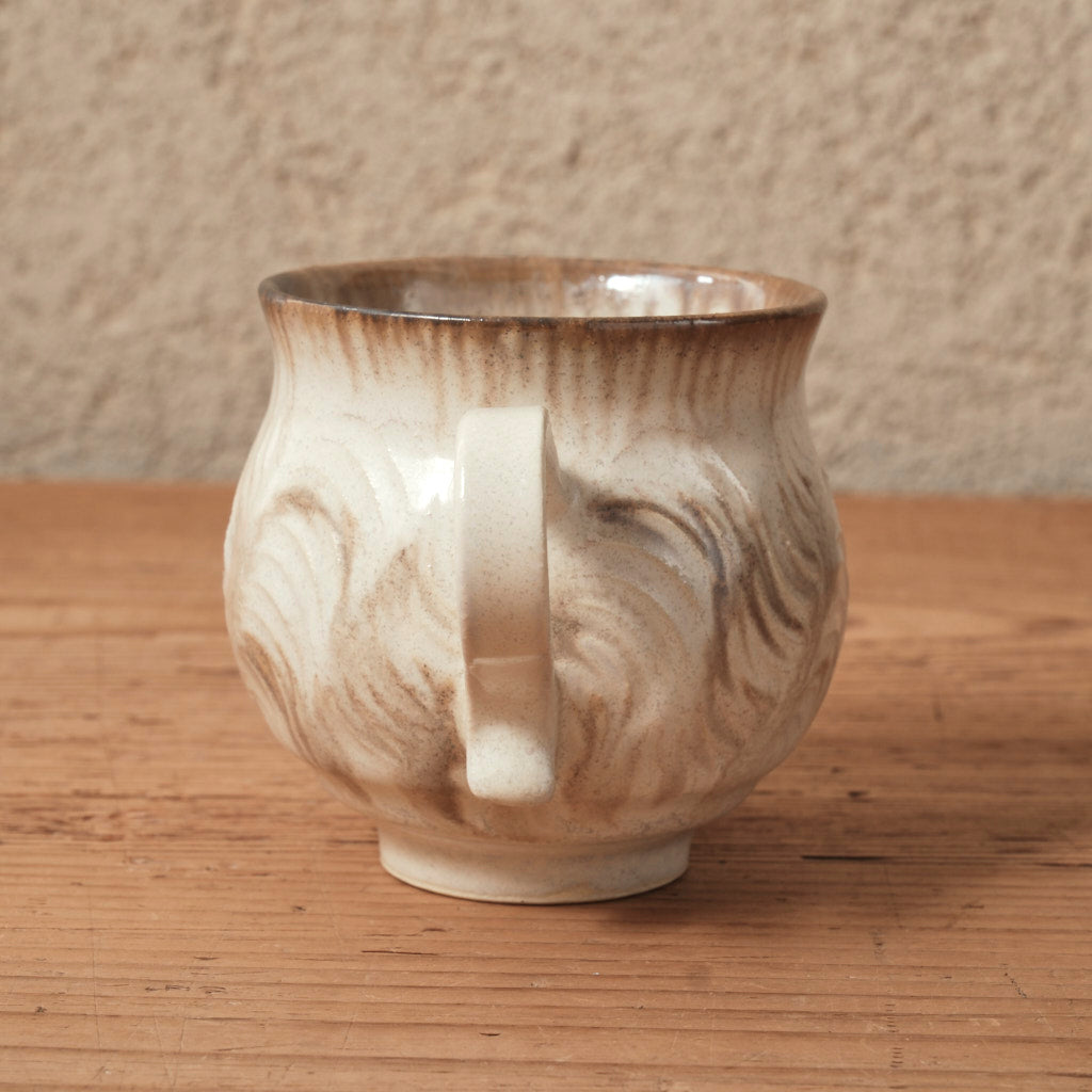 [ 松尾 亮佑 ] ねじり取手マグ Ooze Brown / 260ml