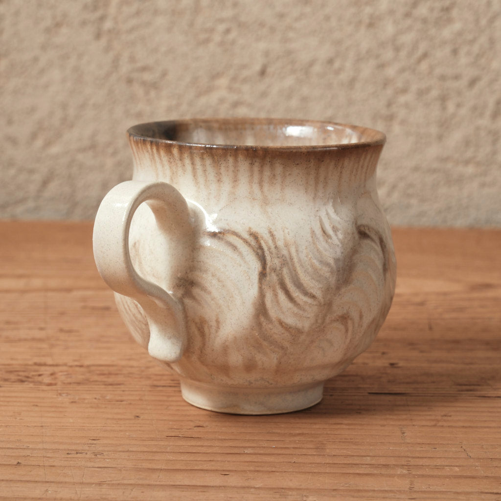 [ 松尾 亮佑 ] ねじり取手マグ Ooze Brown / 260ml