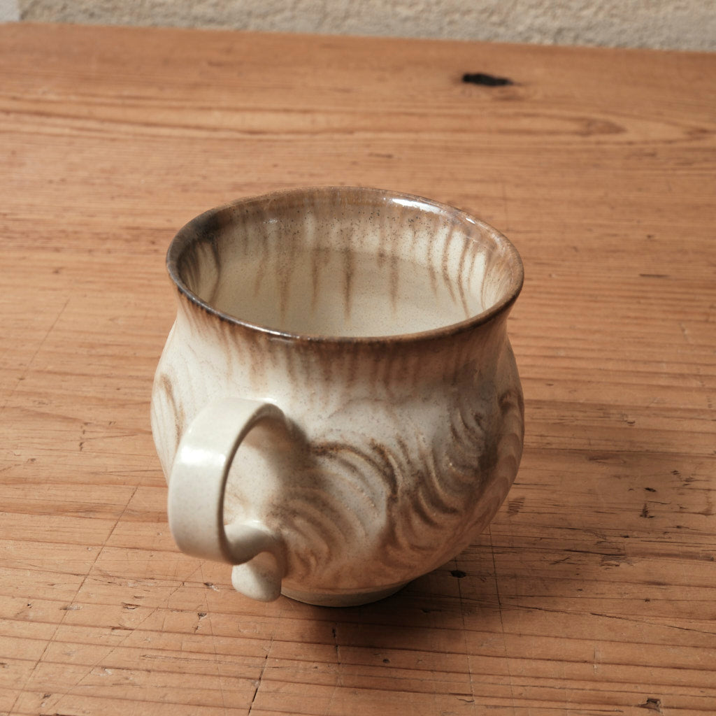 [ 松尾 亮佑 ] ねじり取手マグ Ooze Brown / 260ml