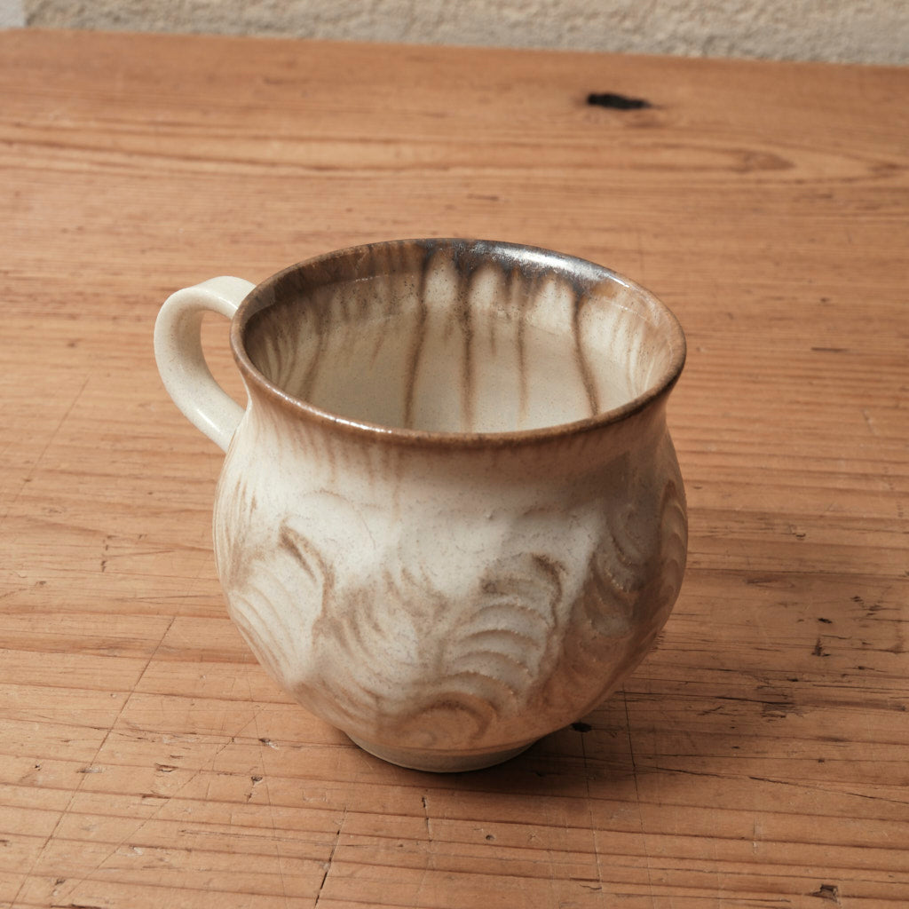 [ 松尾 亮佑 ] ねじり取手マグ Ooze Brown / 260ml