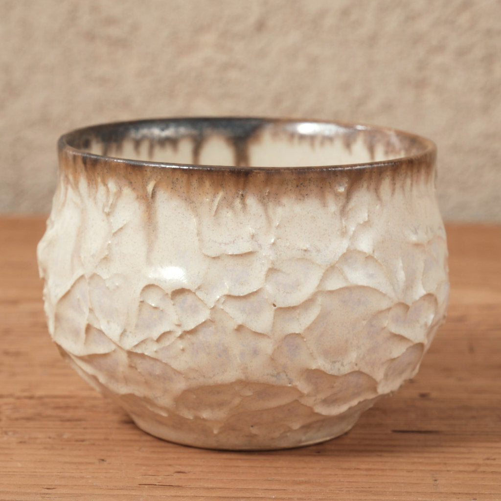 [ 松尾 亮佑 ] 泥華鉢 L / Brown