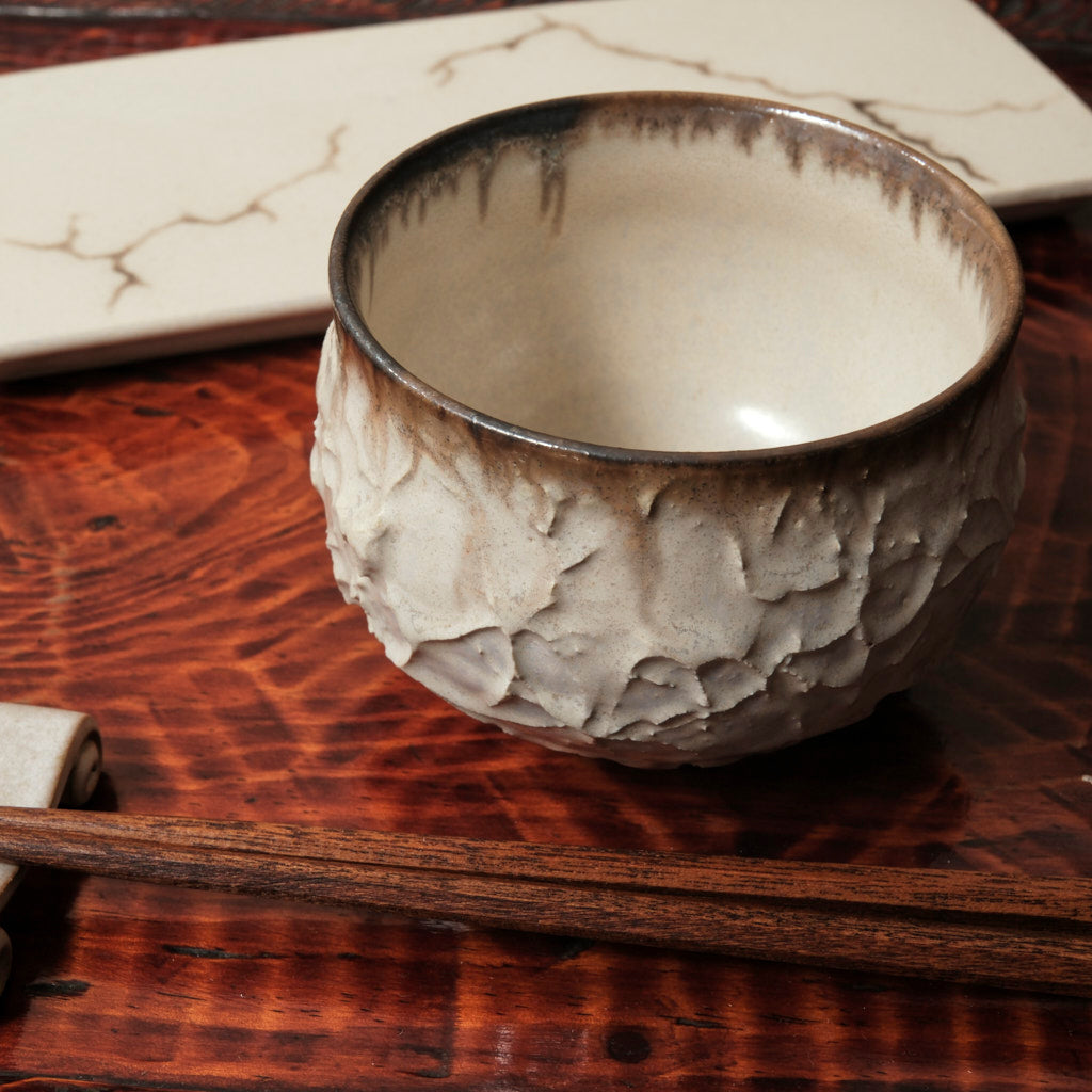 [ 松尾 亮佑 ] 泥華鉢 L / Brown