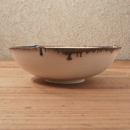 [ 松尾 亮佑 ] 輪花鉢 L / Brown