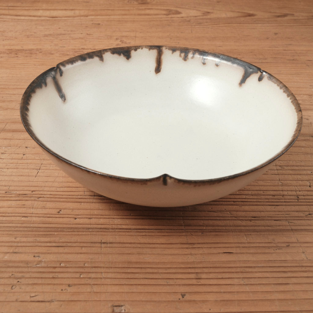 [ 松尾 亮佑 ] 輪花鉢 L / Brown