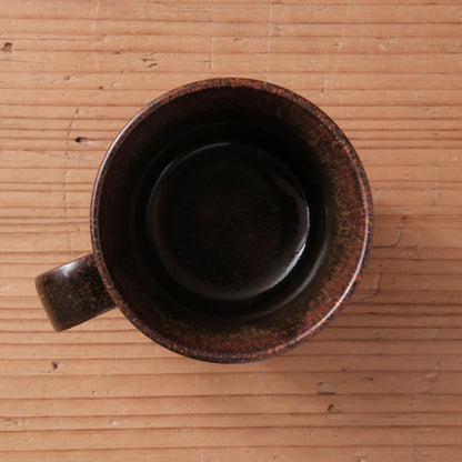 [ 北側 雄一 ] マグカップ 窯変蕎麦釉