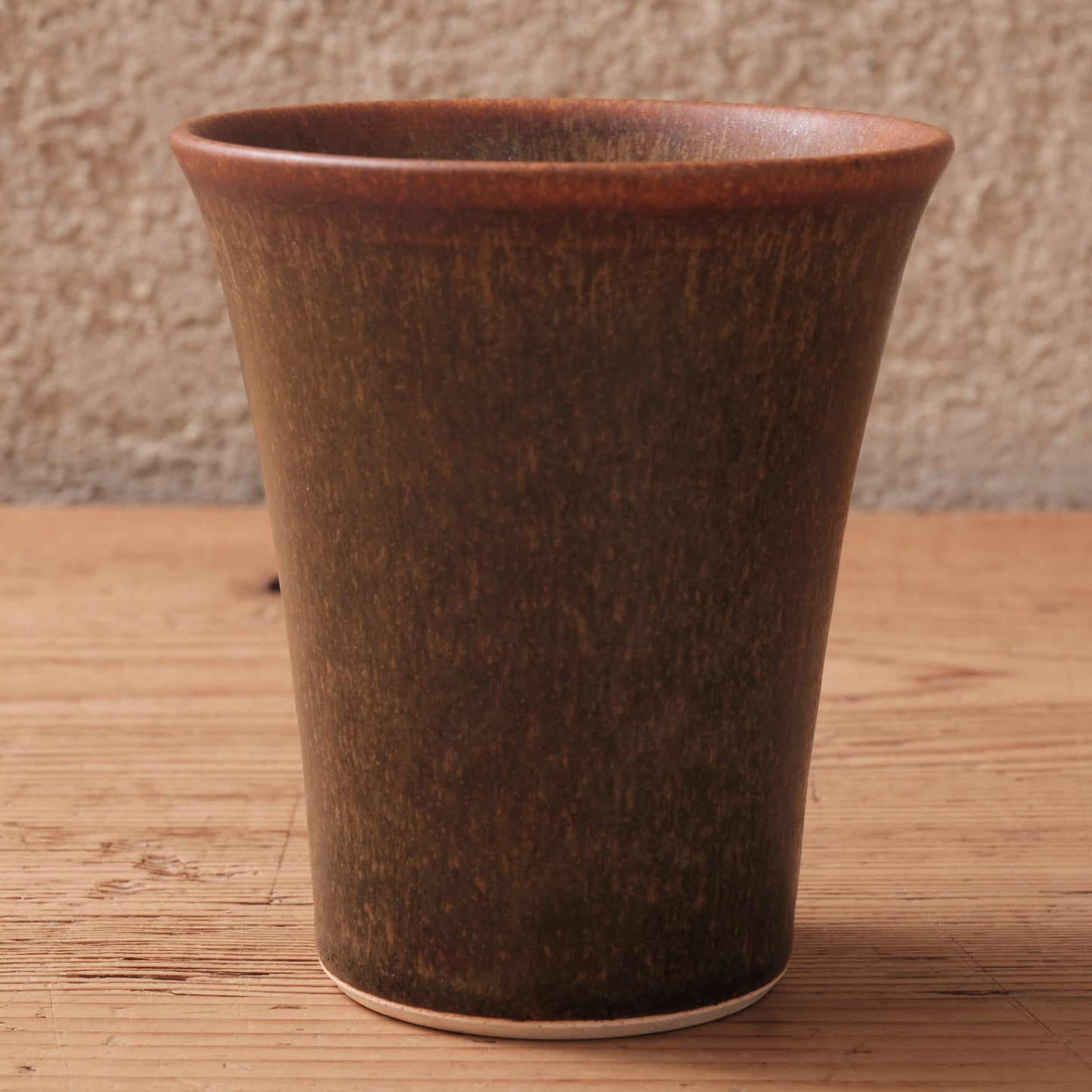 [ 北側 雄一 ] タンブラー 窯変蕎麦釉