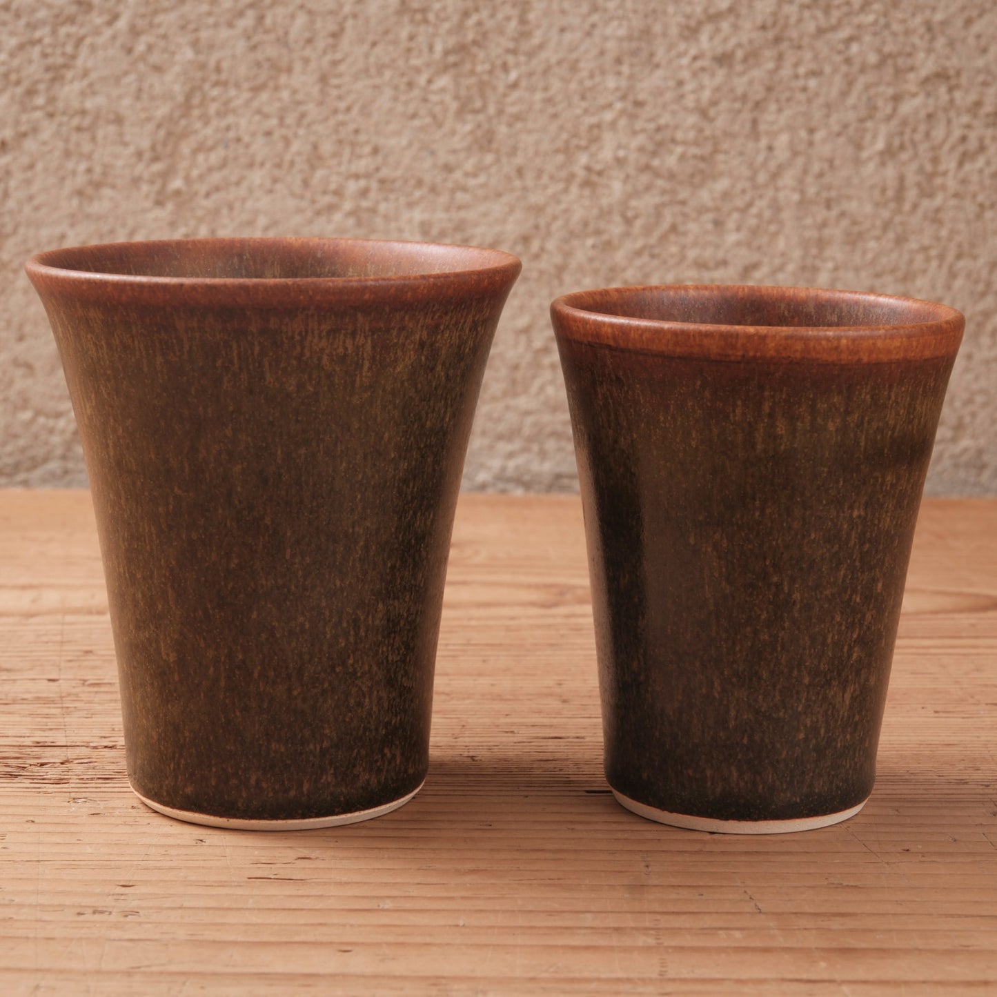 [ 北側 雄一 ] タンブラー 窯変蕎麦釉