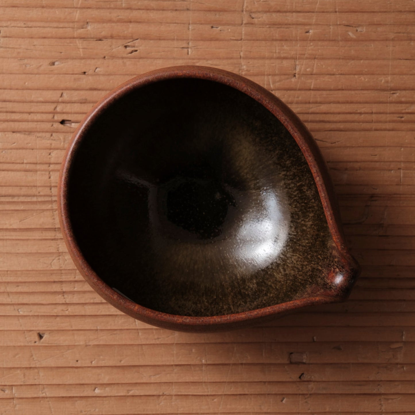 [ 北側 雄一 ] 片口 窯変蕎麦釉