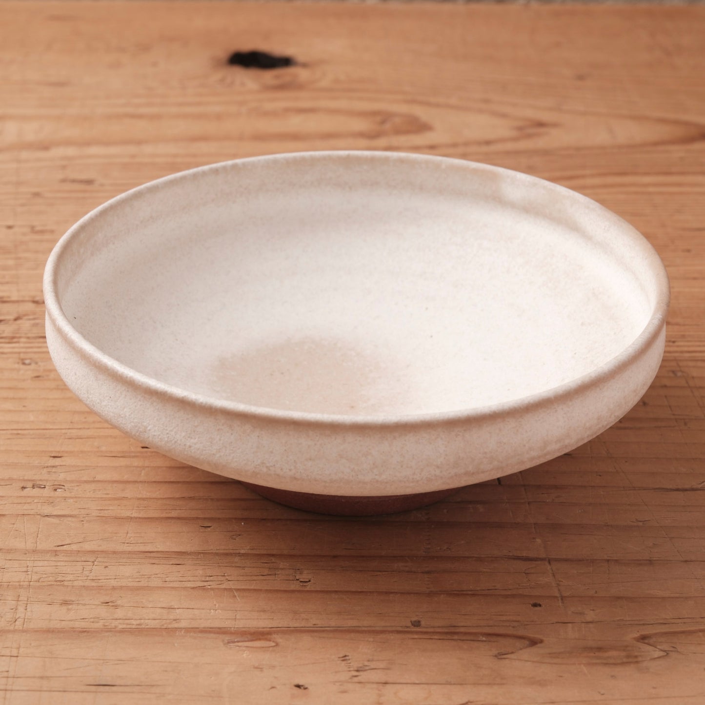 [ 北側 雄一 ] 四寸半盛鉢 白砂釉