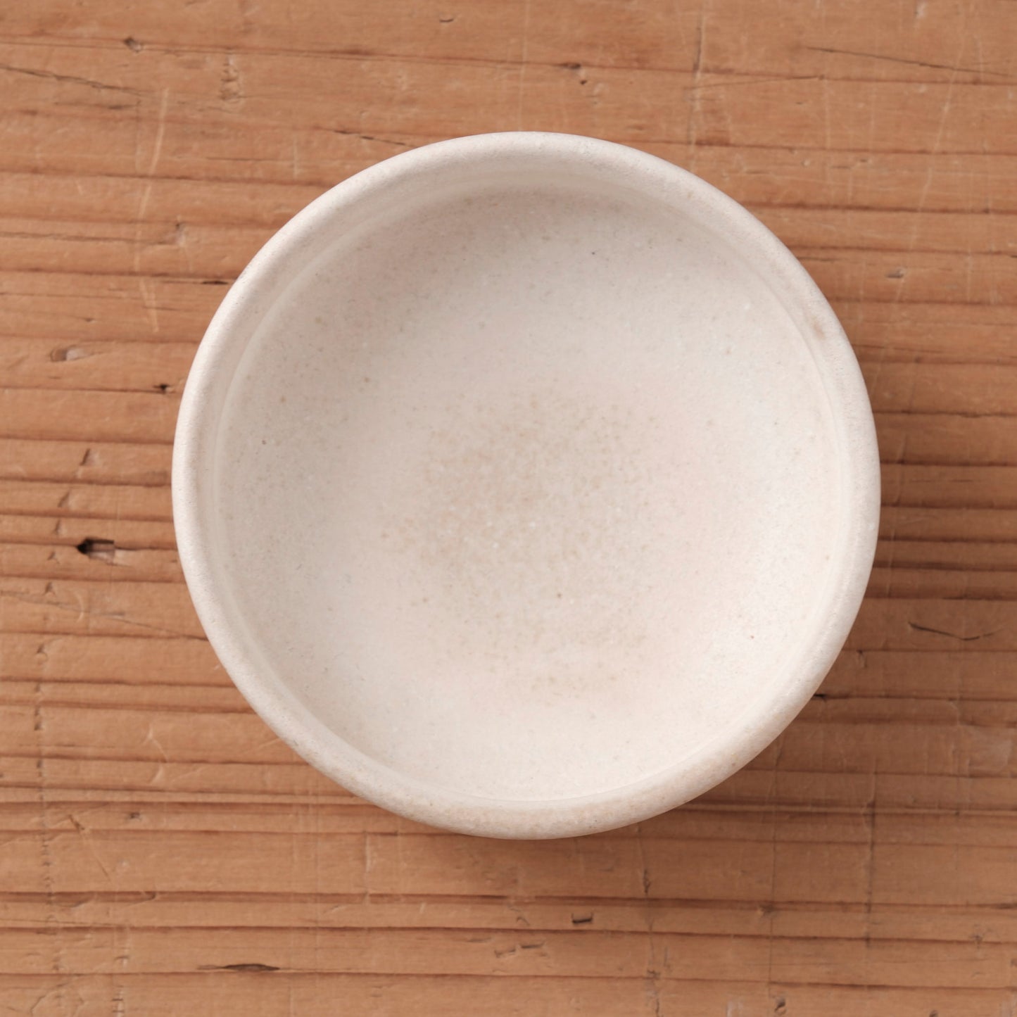 [ 北側 雄一 ] 切立豆皿 白砂釉