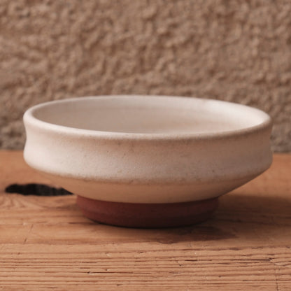 [ 北側 雄一 ] 切立豆皿 白砂釉