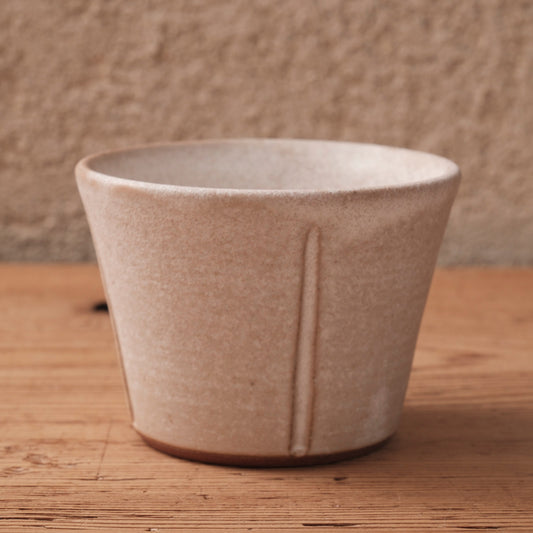 [ 北側 雄一 ] そば猪口 白砂釉