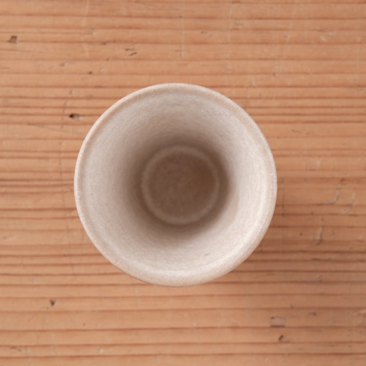 [ 北側 雄一 ] 細タンブラー 白砂釉