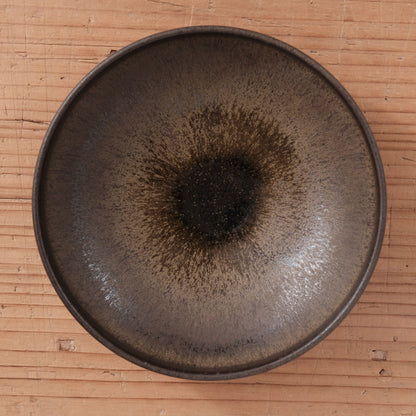 [ 北側 雄一 ] 四寸半盛鉢 窯変黒釉