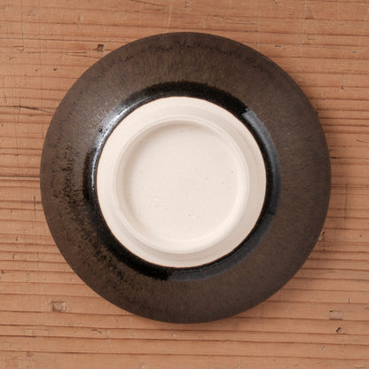 [ 北側 雄一 ] 四寸半盛鉢 窯変黒釉