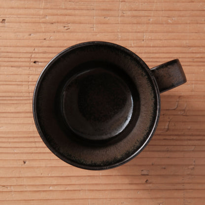 [ 北側 雄一 ] マグカップ 窯変黒釉