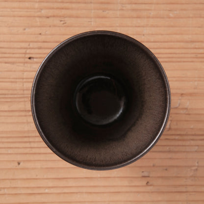 [ 北側 雄一 ] タンブラー 窯変黒釉