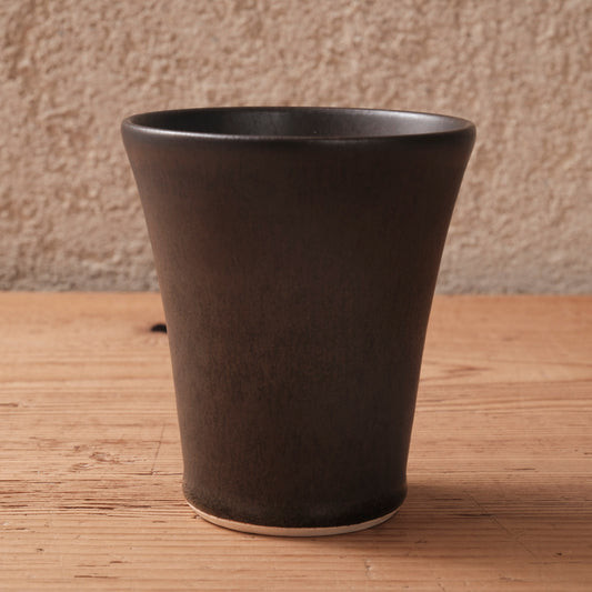 [ 北側 雄一 ] タンブラー 窯変黒釉