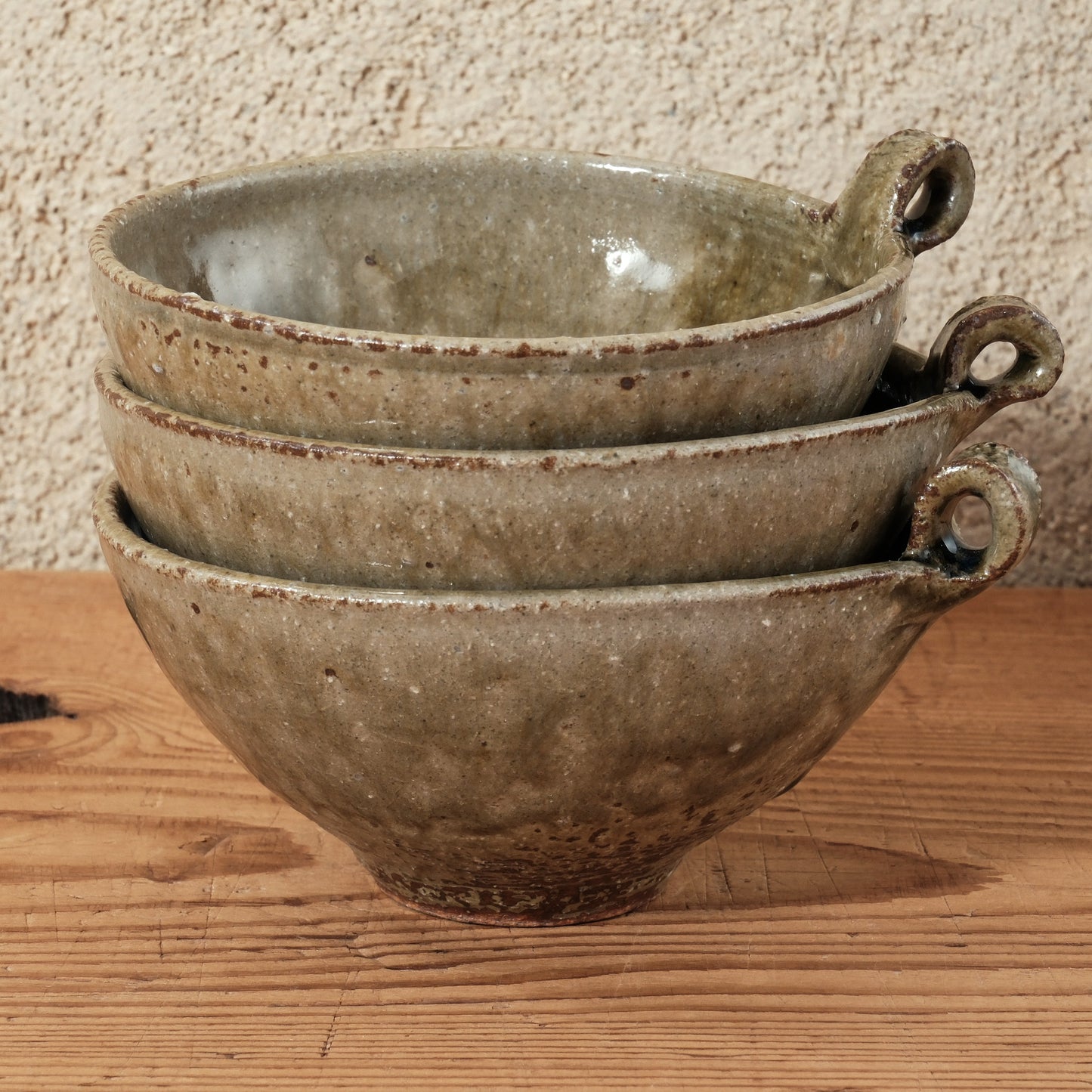 [ 田尾 明子 ] 灰釉ちびナス小鉢 幅約14cm