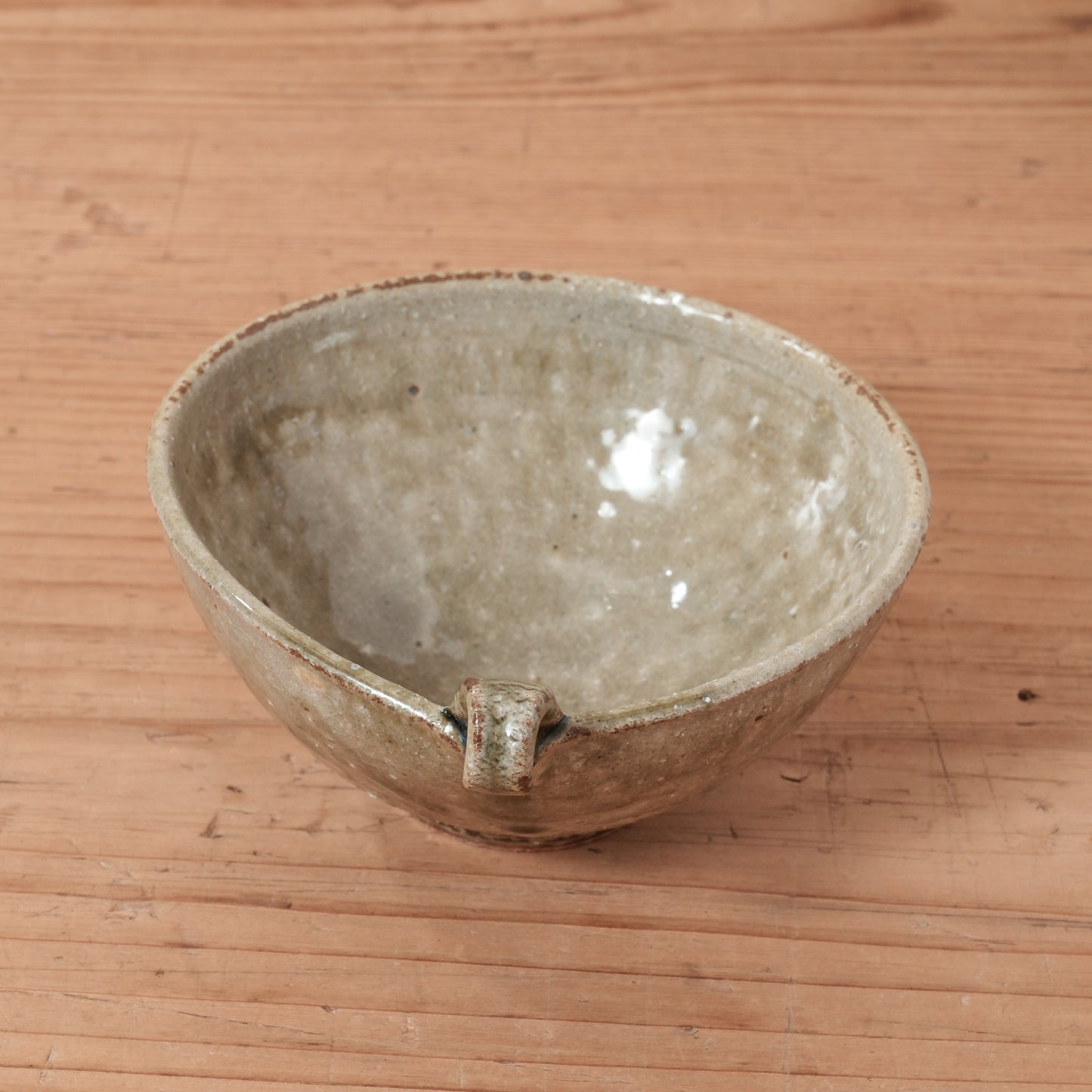 [ 田尾 明子 ] 灰釉ちびナス小鉢 幅約14cm