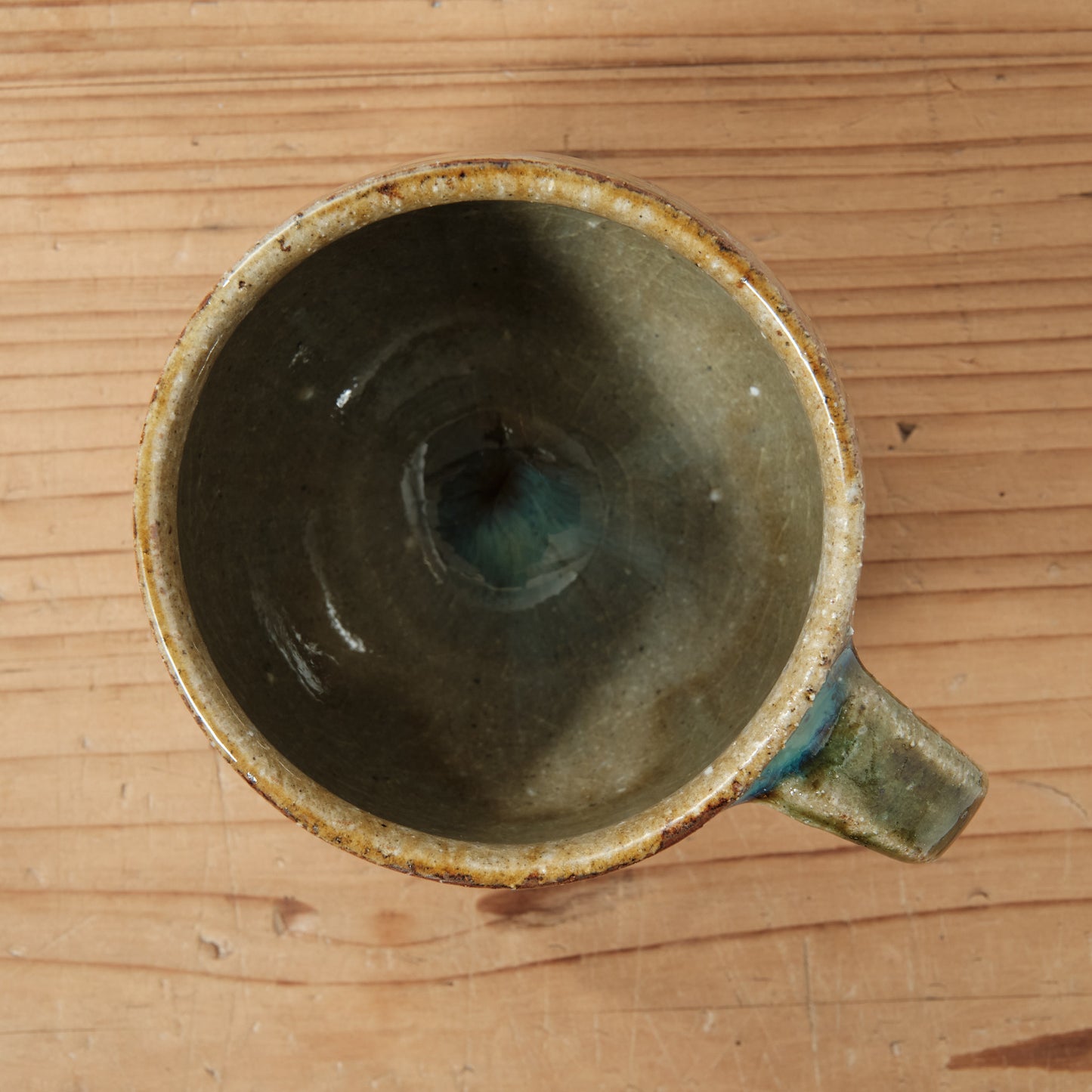 [ 田尾 明子 ] 丸マグカップ 織部 容量約180ml 幅約11cm×高約8.5cm